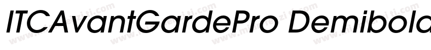 ITCAvantGardePro Demibold字体转换